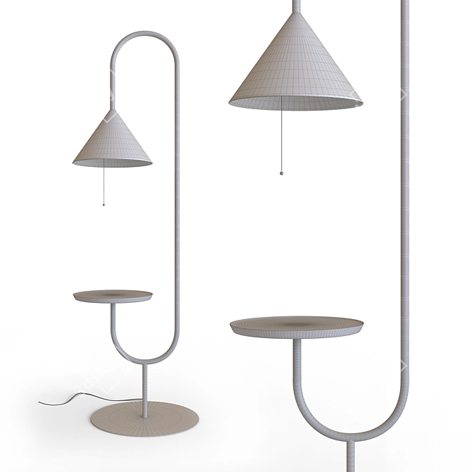 Ozz Lamp: Versatile Floor Decor 3D model image 5