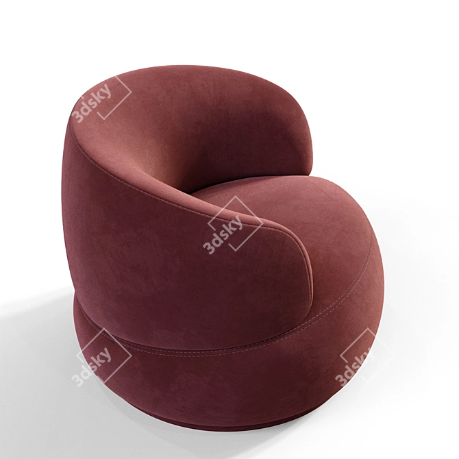 Elevate Your Space with Orbit Armchair 3D model image 2