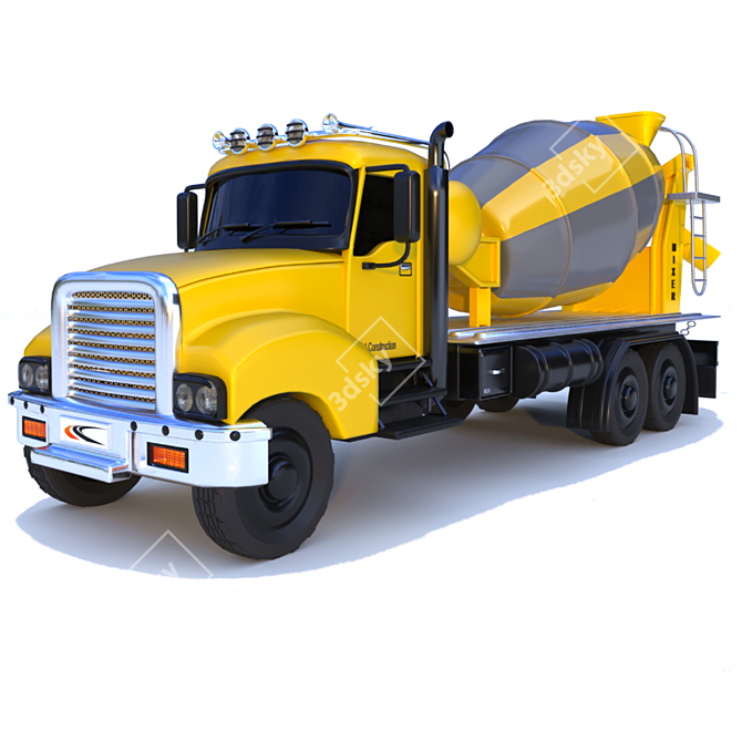 Versatile Construction Trucks for Optimal Performance 3D model image 3