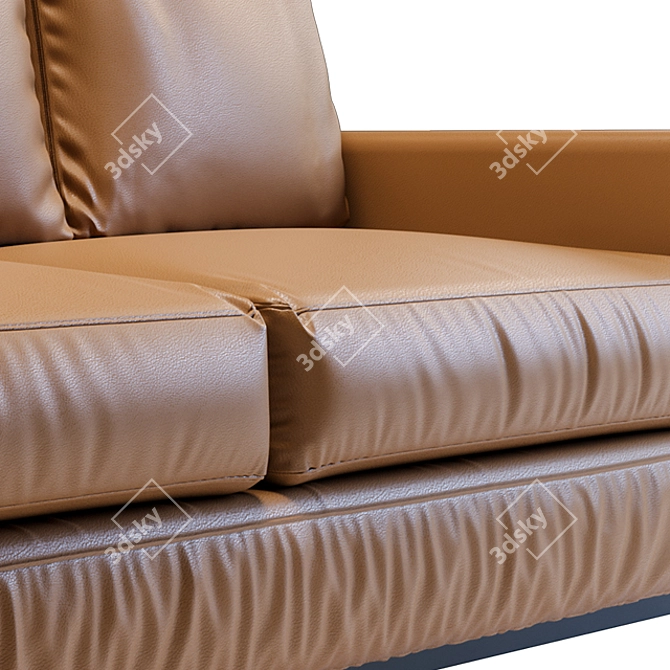 Versatile Comfort: NATUZZI-LEAF 3188 3D model image 3