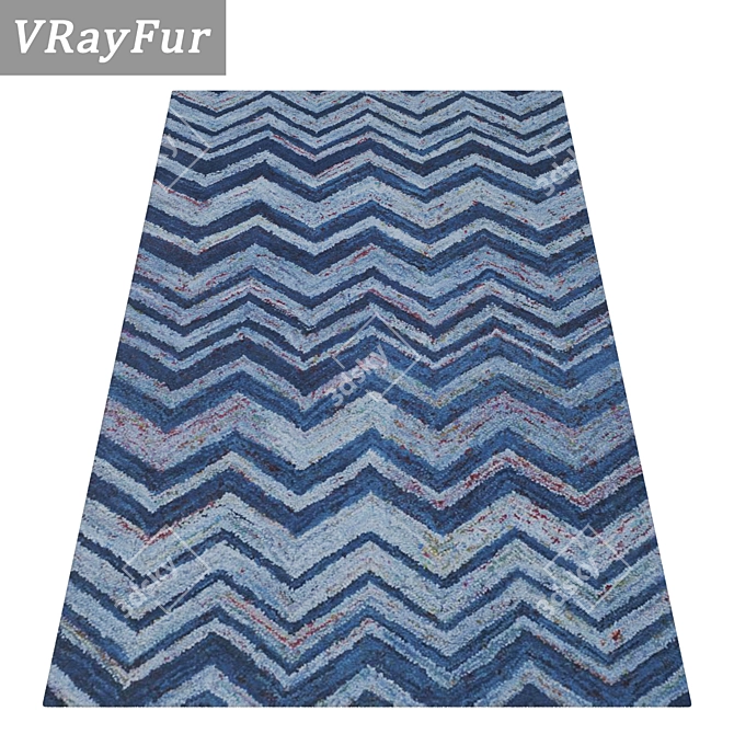 Luxury Carpet Set: High-Quality Textures & Multiple Variants 3D model image 2