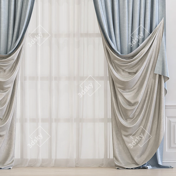 Light & Lovely Curtain 612 3D model image 2