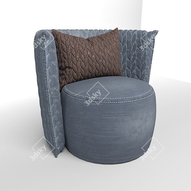 3DS Max Corona Render Chair 3D model image 1