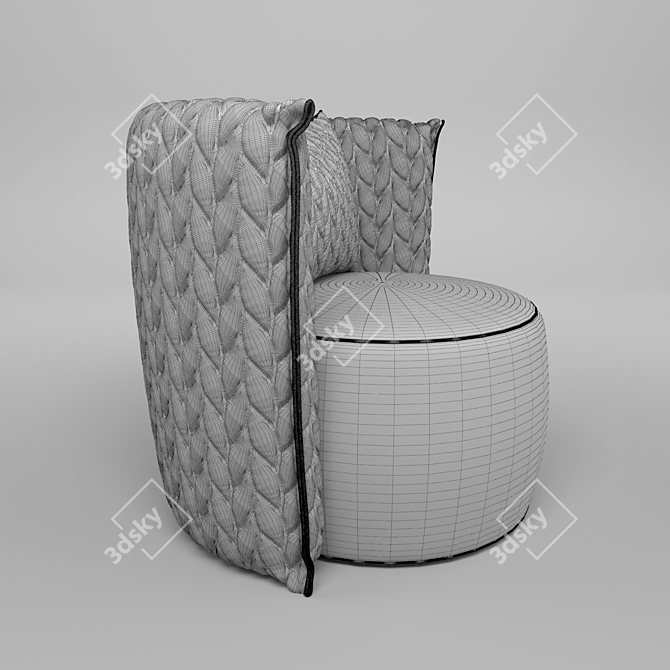 3DS Max Corona Render Chair 3D model image 5