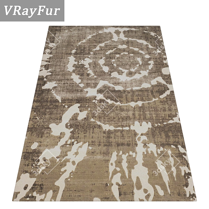 Luxury Carpet Set: High-Quality Textures, Various Versions 3D model image 2