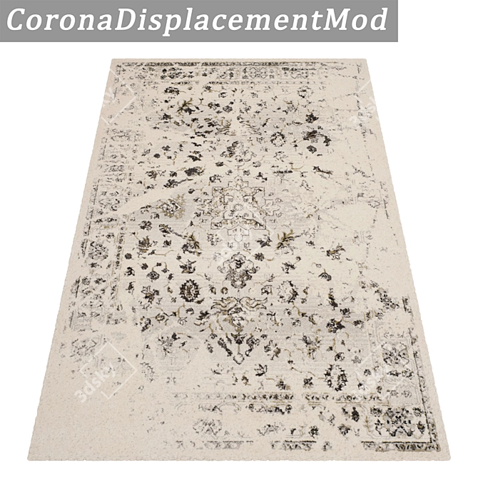 Luxury Carpets Set with High Quality Textures 3D model image 4