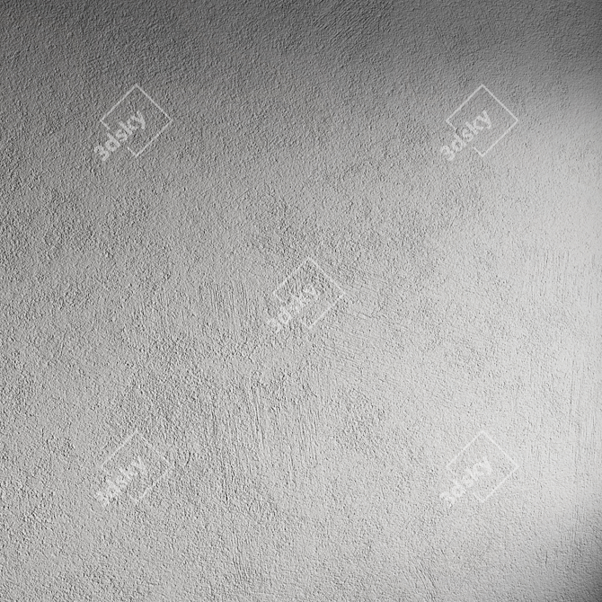 Seamless Plaster Texture Set 3D model image 2