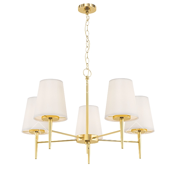 Modern Chandelier Set 3D model image 3