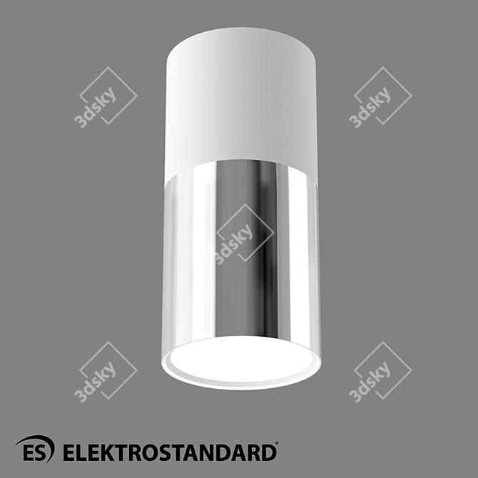 Modern Ceiling LED Light - DLR028 6W 4200K 3D model image 1