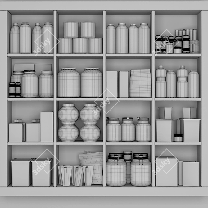 Preserve & Spice Rack 3D model image 2