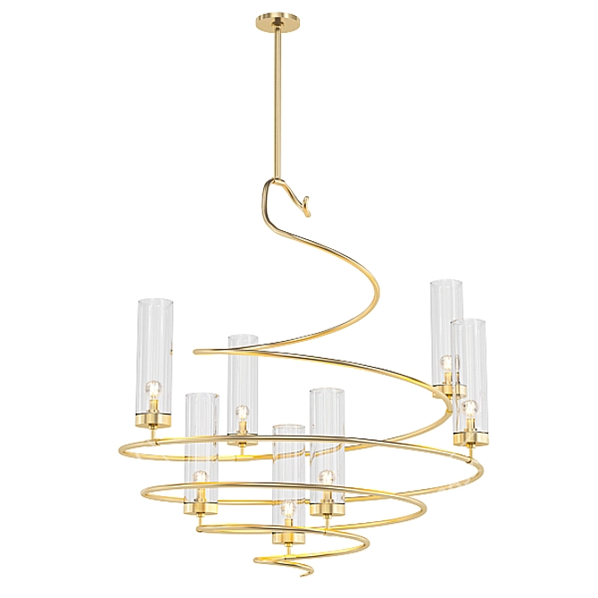 Modern Chandelier Collection 3D model image 2