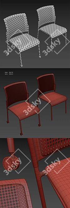 Versatile Spyder Conference Table 3D model image 5