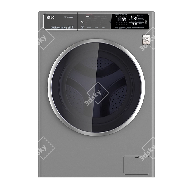 LG F14U1JBS6 600mm Washing Machine 3D model image 1