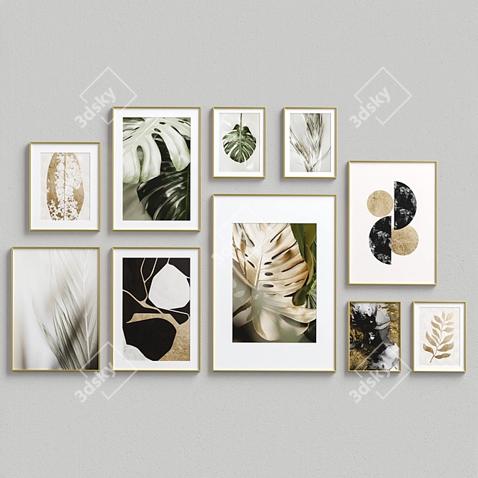 Elegant Interior Picture Frames 3D model image 4