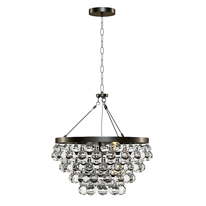 Elegant Lure Chandelier 3D model image 2