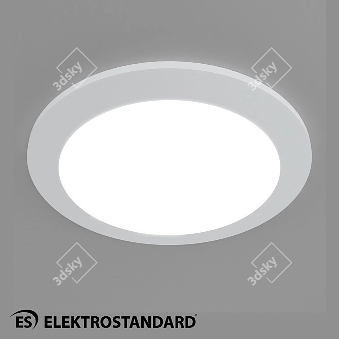 OM Recessed LED Downlight DLR003 3D model image 1