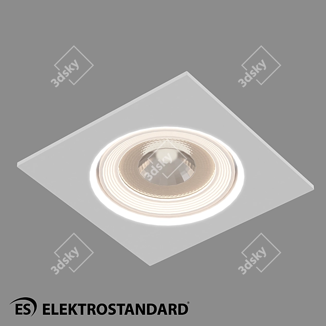 LED Recessed Downlight 6W White 3D model image 1
