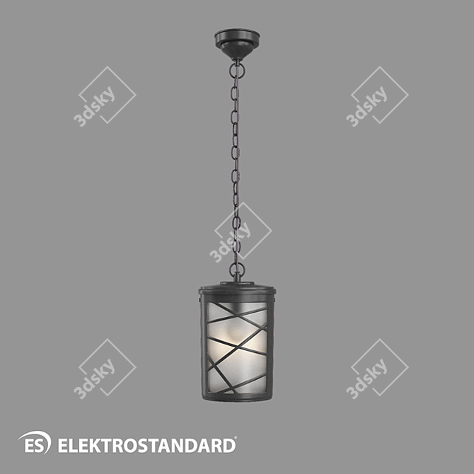 Outdoor Pendant Lamp: Elektrostandard Premier 3D model image 1