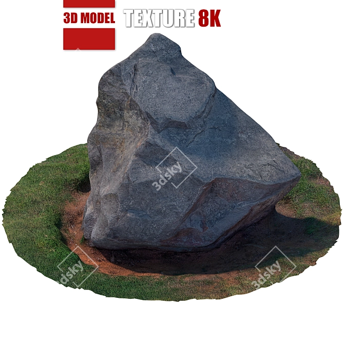 High-Resolution Stone Sculpture 3D model image 4