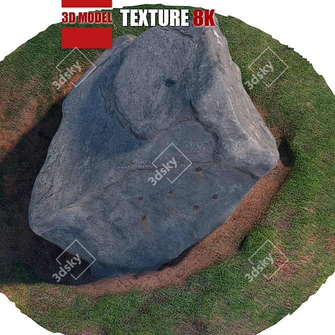 High-Resolution Stone Sculpture 3D model image 5