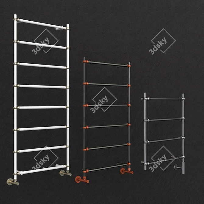 Irsap Bella Heated Towel Rail 3D model image 1