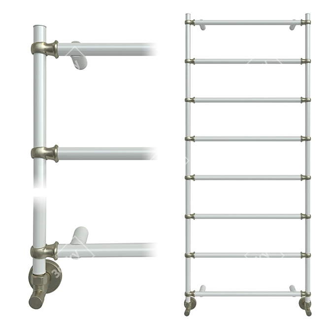 Irsap Bella Heated Towel Rail 3D model image 7