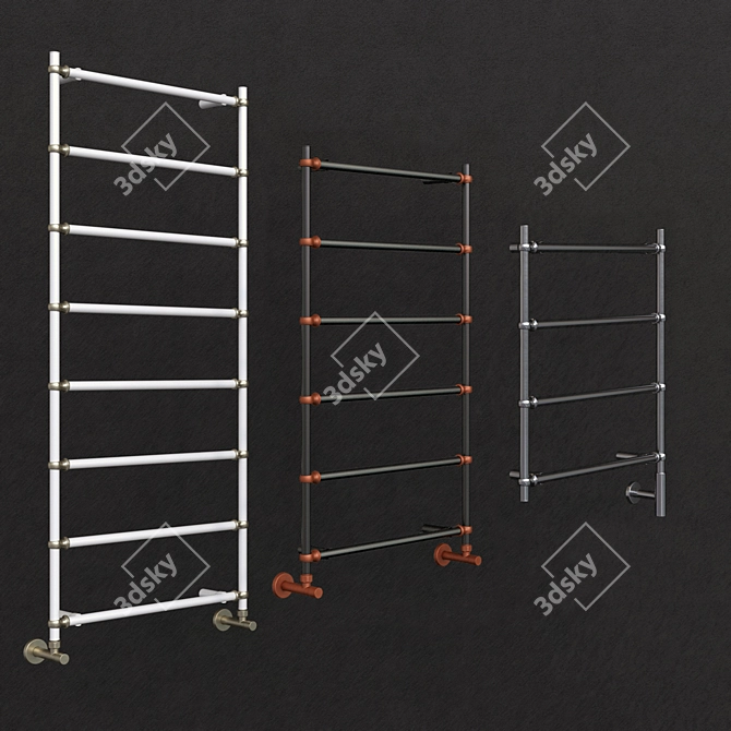 Irsap Bella Heated Towel Rail 3D model image 8