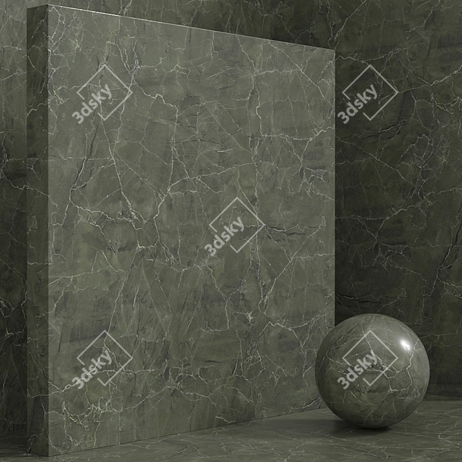 Seamless Stone & Marble Set 145 3D model image 4