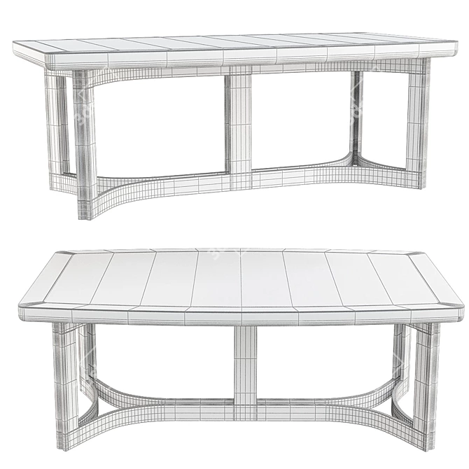 Elegant Casa Oliver Table_11 3D model image 2