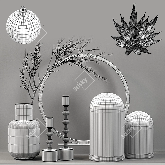 Amir Sayyadi Collection: Decorative Set 3D model image 5