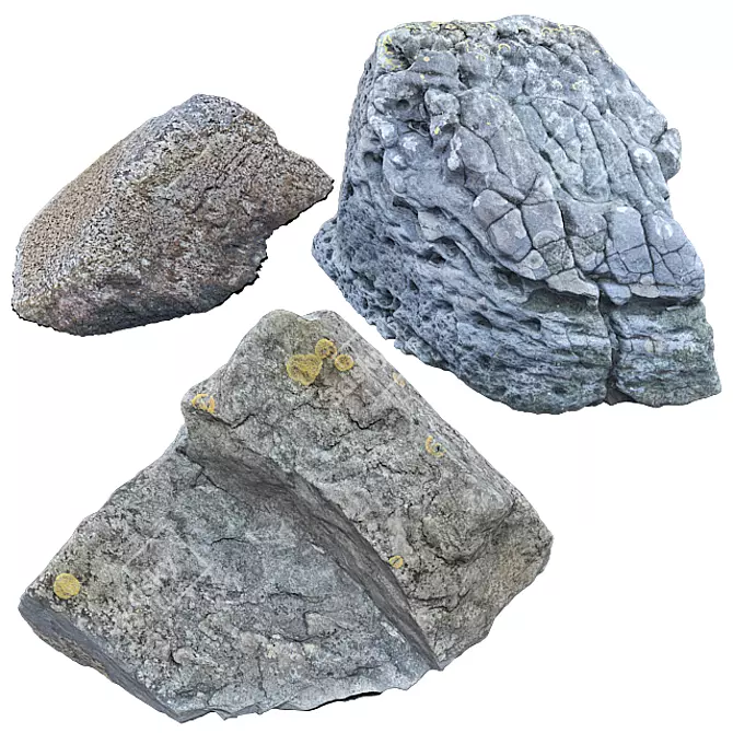 Beach Rock Collection: 3D & Hi-Res 3D model image 2