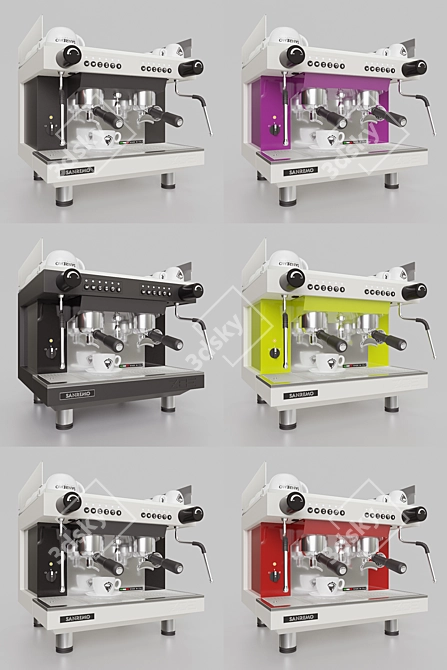 Sanremo ZOE Compact Coffee Machine 3D model image 3