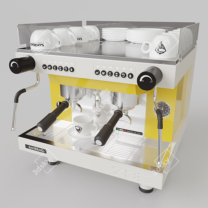 Sanremo ZOE Compact Coffee Machine 3D model image 4