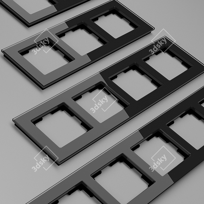 OM Glass Frames - Werkel Favorit (Black) 3D model image 2