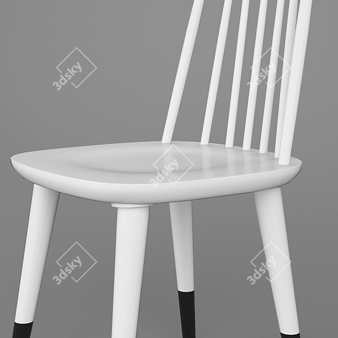 Modern Dining Chair Set 2013 3D model image 3