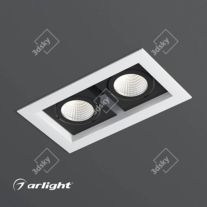 Adjustable Accent Light, 3000-5000K, 1440lm 3D model image 1