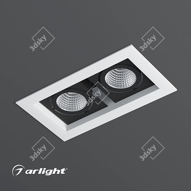 Adjustable Accent Light, 3000-5000K, 1440lm 3D model image 2