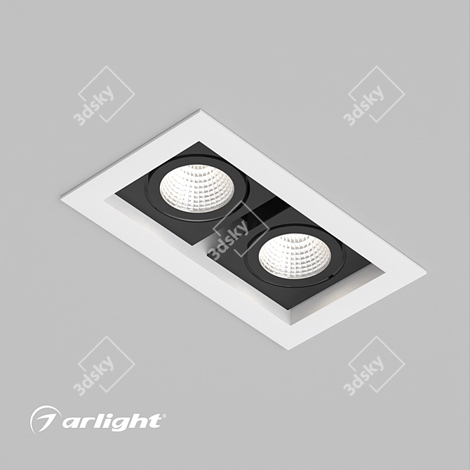 Adjustable Accent Light, 3000-5000K, 1440lm 3D model image 4