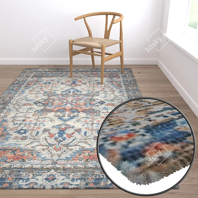 Luxury Carpet Set  High-quality textures  Multiple Variations  Perfect for Close-up and Long-range Shots 3D model image 5