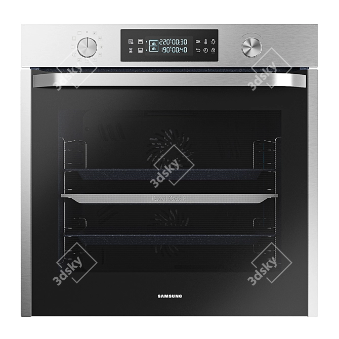 Samsung NV9900J NV75K5541BS 3-in-1 Electric Oven 3D model image 1