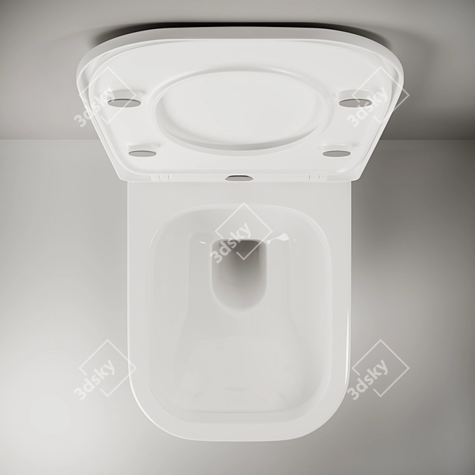 Ceramica Nova CN1102E: Enjoy the Perfect Toilet 3D model image 5