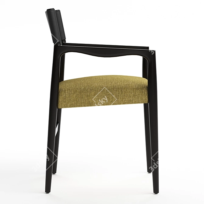 Elegant Sveva Chair: Porada Mastery 3D model image 2