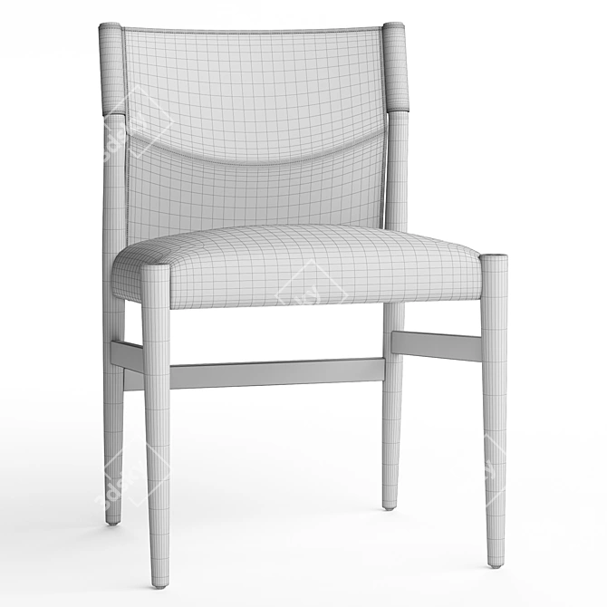 Elegant Sveva Chair: Timeless Beauty 3D model image 5