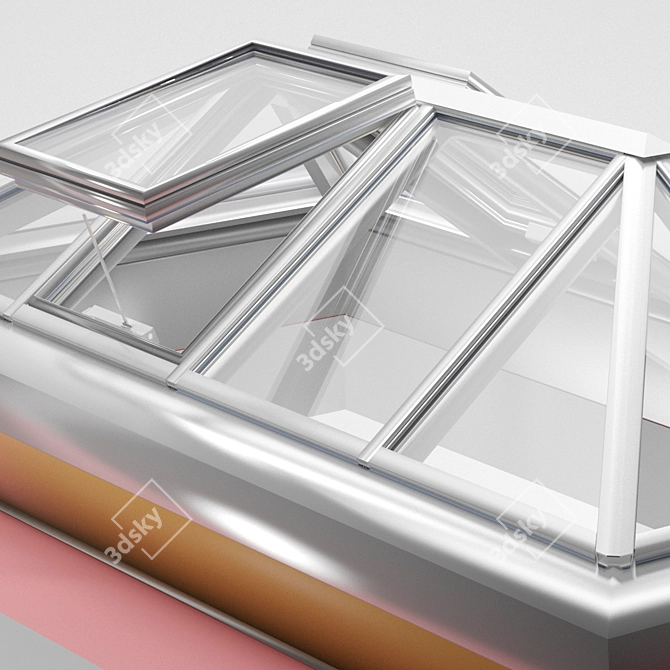 Versatile Skylight Options. FBX and OBJ Formats Included 3D model image 2