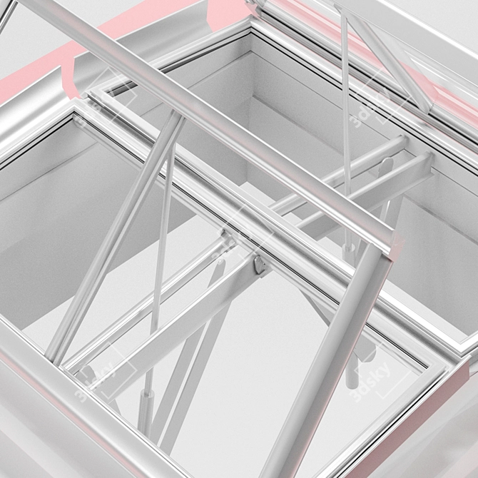 Versatile Skylight Options. FBX and OBJ Formats Included 3D model image 4