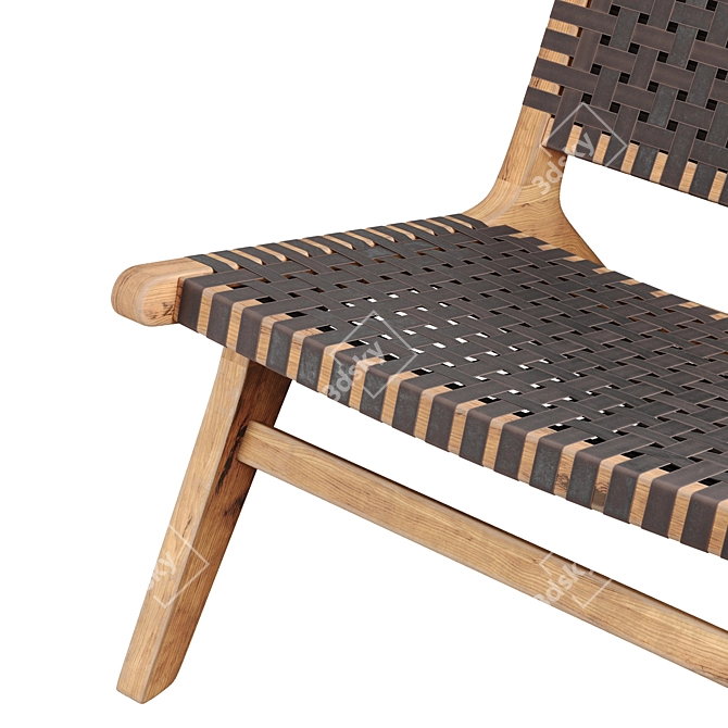 Elegant Nairobi Garden Armchair: Stylish and Comfortable 3D model image 2