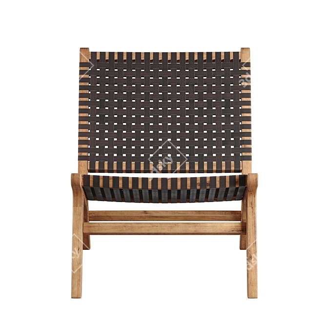 Elegant Nairobi Garden Armchair: Stylish and Comfortable 3D model image 3