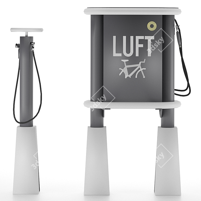 Cycle Fixer: Convenient Bike Repair Station 3D model image 2