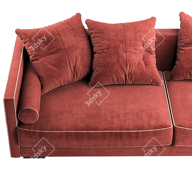 Comfort and Style Combined: Vogue Sofa 3D model image 5