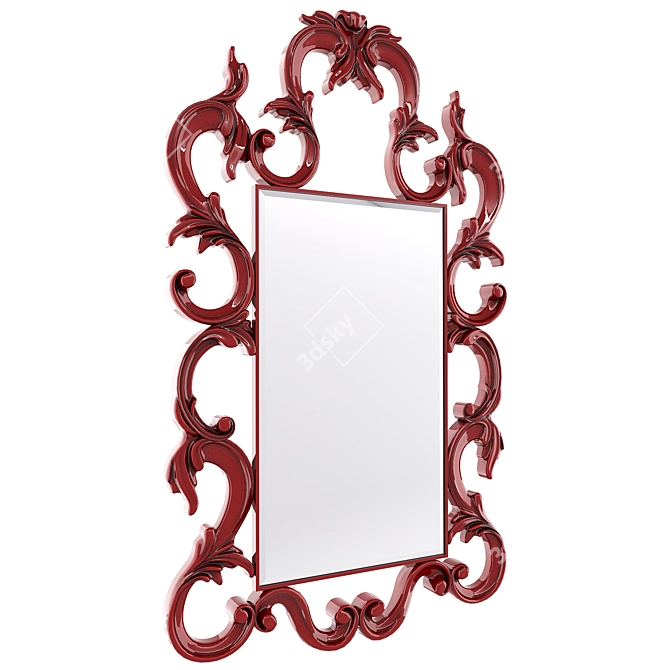 Elegant Landaluce Mirror 3D model image 2